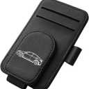Model Y Sunglass Holder Clip Compatible with Tesla Model Y 2025 2024 2023 2022 2021 2020 Interior Accessories Organizer Eyeglass Hanger Visor Ticket Card Decor Sunglasses Holders Part De (Black)