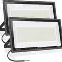 600W 2pack LED Stadium Flood Lights ,(3050W Equivalent)67500LM Super Bright LED Arena Outdoor Lights,100-277V IP66 Waterproof 5000K Daylight White Commercial Lighting for Sports Fields and Counts