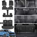 Floor Mats Cargo Mat Set for 2021-2024 2025 2026 Kia Sorento 6/7 Seats Car Mat Accessories(Not Fit Hybrid), All Weather TPE Cargo Liner Trunk Mat for S LX EX SX(Floor Mats+2-in-1 Cargo Mat)