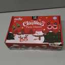 Max Fun 12Pcs Christmas Glasses Glitter Holiday Party Glasses Frames Christmas Decoration Accessories Costume Eyeglasses for Christmas Parties Holiday Favors (One Size Fits All)