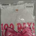 100 Days of School Girls Coquette Bow 100th Day of School T-Shirt, Size: 8-9 Years