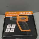 SEEKONE Heat Gun 1800W Heavy Duty Fast Heat Hot Air Gun Kit with 752&1112400-600 Dual-Temperature Settings and 4 Nozzles with Overheat Protection for Crafts, Shrinking PVC, Stripping Paint