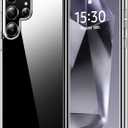 HOOMIL Case for Samsung Galaxy S24 Ultra 6.8-Inch, Non-Yellowing, Drop Protection, Anti-Scratch Transparent Hard Back Phone Cover - Crystal Clear