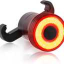 Smart Bike Tail Light, Brake Sensing, Auto On/Off, Super Bright 22 LEDs Rear Bike Light, 5 Lighting Modes, USB C Rechargeable Bicycle Taillight, IP65 Waterproof, Saddle and Seatpost Mount