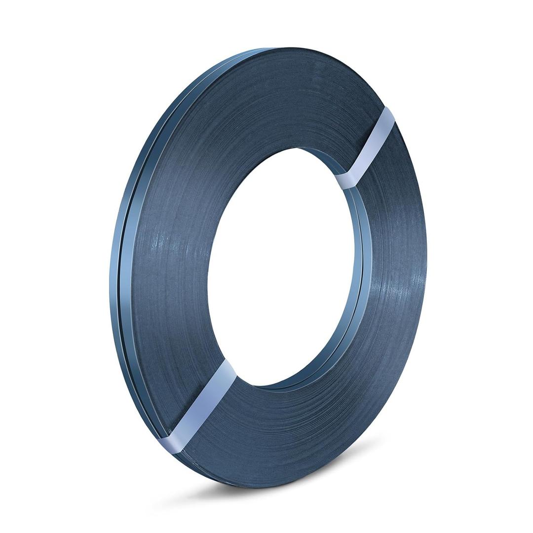 Bluing Steel Strapping Coil 3/4" x .020" x 2150' Metal Banding Strap Break Strength 1800 lbs Heavy Duty Pallet Strapping Roll(2 Roll Single Ply)