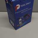 Tool Daily Short Pressure Washer Gun with Foam Cannon, 1/4 Inch Quick Connector, with 5 Pressure Washer Nozzle Tips, 1 Liter