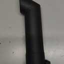 Motoforti 902.5" Turn Down Exhaust Tip T201 Stainless Steel Sandblasting Mandrel Bend Elbow Tube 9"Long Professional Exhaust Tip Black