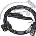 UAYESOK Radio Earpiece for Motorola MOTOTRBO R7, ION Series, MXP600, APX N70 N50 N30, Acoustic Air Tube, Professional-Grade Headset