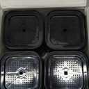 16 Pack Furniture Risers Adjustable Bed Risers 1 Inch Heavy Duty for Couch Desk Leg Chair Sofa Cabinet Bed Leg Risers,Square Stackable Bed Risers Lift Height 1, 2 or 3 Inch, Black