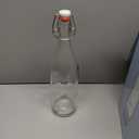 8 Pack [1 L / 33 fl. oz.] Swing Top Glass Bottles w/Airtight Stopper Lids  Flip Top Brewing Bottle for Fermentation, Kombucha, Mead, Vinegar, Beer, Kefir, Wine, Soda  With 8 Extra Seals & 2 Pourers