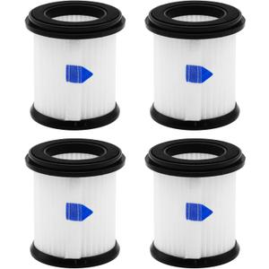 ilovelife 4PCS HEPA Filter with Mesh Filter Replacement for INSE N5S N5T S6T S6P Pro S610/TMA T120 T121 T151 T150 T220 T210 T181 T180 T220 Cordless Vacuum Cleaner, White