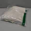 jinchan Linen Valance with Lace Trim Farmhouse Rustic Valance Curtain for Window 16 Inch Small Window Treatment for Living Room Dining Room Semi Sheer Light Filtering Rod Pocket 1 Panel Crude