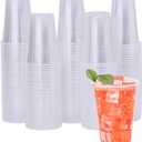 YEEHAW 9 oz Plastic Cups, 500 Pack - Clear Disposable Drinking Water Cups for Cold Beverages, Ideal for Party