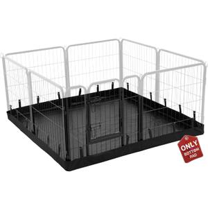 PJYuCien Rectangle Dog Playpen Bottom Pad - Fits 8 Panels 24" Width Metal Dog Pen -48"x48" Size 600D Oxford Cloth Waterproof Playpen Bottom Pad (Note:No Playpen)