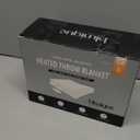 Heated Blanket Throw Blanket  Fast Heating Blanket with 10 Heat Settings & 4 Timer Options, Cozy Soft Fleece Sherpa, Washable, Warm Gifts for Grandma (Throw 50" x 60", 09 - Brown Highland Cow)