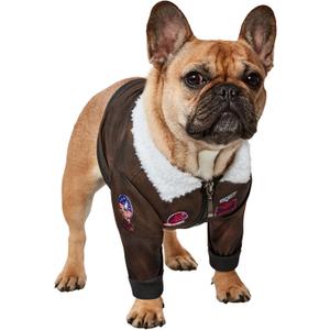 Top Gun: Maverick Pet Costume for For Dogs or Cats by Rubies, Small (Brown)