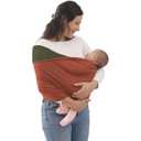 Baby Wrap Carrier, Perfect Baby Carrier Wrap Sling for Newborn and Infant up to 35 lbs. (Copper/Oliver, M (S, M, L of Clothing Size))