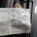 Likelalaso California King Size Bed Frame with Upholstered Headboard, 14 inch Metal Bed Frames, Steel Slat Support, Noise Free, No Box Spring Needed, Easy Assembly, Black/Gray