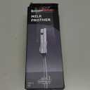 Bonsenkitchen Rechargeable Milk Frother with Stand, Handheld 3-Speed Coffee Frother, Dual Spring Whisk Electric Hand Frother Wand Drink Mixer for Matcha Lattes Cappuccino, Kitchen Gifts (Silver)