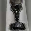 Modern Glass Pendant Light 5.11 in Light Grey Glass Shade Black Farmhouse Island Pendant Lights for Kitchen Pendant Lighting Over Sink Bedroom Dining Room