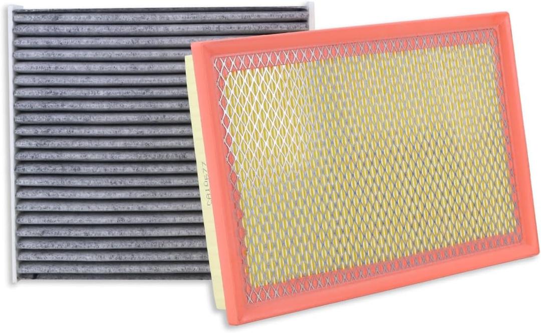 Kefly CA10677 Engine Air Filter & CF10285 Cabin Air Filter Fit for 2013-2018 Toyota Rav4 2.5L Gas, 2012-2017 Camry Hybrid, 2010-2012 Lexus HS250h