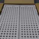 4 Pack Stackable Closet Storage Basket - Stackable Storage Bins, Multifunctional & Foldable Closet Organizer Divided, Wardrobe Cupboard Space-Saving Clothes Storage Hat Organizer, White