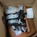 YFO Home Office Desk Chair Office Rubber Casters Ergonomic Computer Chair with Lumbar Support Adjustable Height Rolling Swivel Executive Task Armrests Chair Brown Leather (Mid Back)