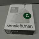 simplehuman Trash Can Liner C, 10-12 Liters/2.6-3.2 Gallons, 20-Count Bags (Pack of 3)