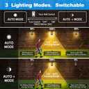Motion Sensor Outdoor Lights,Advanced Dusk to Dawn Outdoor Lighting, Exterior Light Fixtures Wall Sconce, Modern Black Porch Light Wall Mount for Front Garage, Entryway, Bulb Included