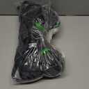 PLYPLYE Garden Hose 50ft, Made of TPU(Not PVC), Ultra-Light & Flexible Water Hose, Non-Shrinking, Easy to Store, Drinking Water Safe Material, All-weather, Black&Gray