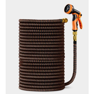 Expanding Hose Garden Hose 100ft 30m Black/Orange 
