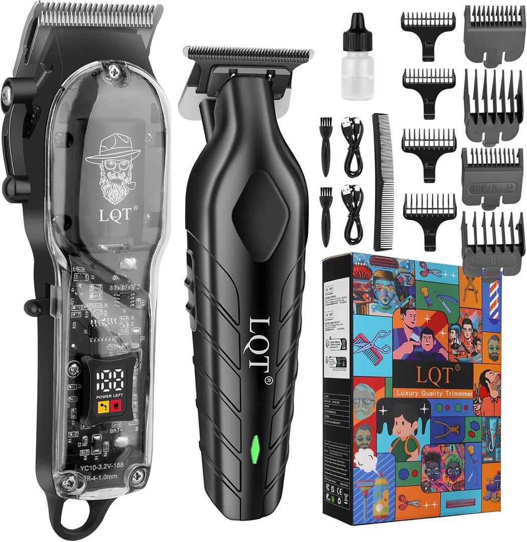 Hair Clippers for Men, Cordless Hair & Beard Trimmer, USB Rechargeable, Lightweight Design for Smooth Operation, Low Noise Grooming Kit