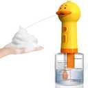 iPriro Automatic Bath Bubble Maker, Foam Maker, Shower and Face Wash Foamer for Bathroom, Cleaning Foamer for Kitchen, Rechargable and USB Cable, 12 oz