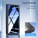 WSKEN 4 Pack Front Privacy Screen Protector for Samsung Galaxy Z Fold 7 - [24 Anti Spy] [Auto Dust Remove] [Zero Bubble] Top 9H+ Tempered Glass 12X Shatterproof Case Friendly, Easy Installation