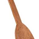 Grill Scrapers Acacia Wood, BBQ Grill Brush with Long Handle Barbecue Cleaning Tools Grill Cleaning Brush for Multi Types Grill Grates, Kitchen (14" X 4" X 0.75")