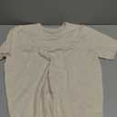 DAIMIDY Womens Wool Blend Sweater Soft Crew Neck Short Sleeve Pullover Knit Tops (Medium, A01 Beige)