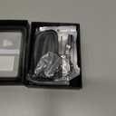 OLLEN Metal Key Fob Cover, Fit for BMW 2023 2024 2025 2026 New 5/7 Series 740i 760i X1 X2 X3 X5 X6 X7 XM I5 I7 IX IX3 etc, Full Protection Key Case with Zinc Alloy Keyring, Black