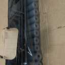 5 Tier Floor Standing Corner Shower Caddy Organizer Shelf with Hooks, Bathroom Shelves Stand Rack, Gray