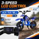 Windseeker Kids Electric Dirt Bike Toddler Motorcycle Age 3-8, 300W, 10 MPH, 33.07 x 8.86 x 20.28 inches
