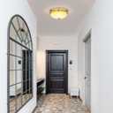 Mid Century Glass Ceiling Light Fixtures, Round Ceiling Lamp