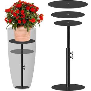 WUEURU Adjustable Plant Risers for Inside Pots,831” Plant Risers,Planter Fillers Risers for Indoor & Outdoor Tall Taper Planter Container(6" 8" 10" Base or Top)