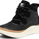 SOREL Women's Out N About lV Classic Waterproof Boot (9, Black/Chalk)