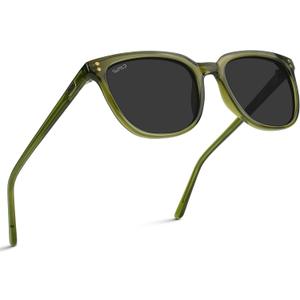 WearMe Pro Polarized Classic Retro Flat Square Unisex Sunglasses