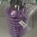 WEMEET Leakproof Water Bottle Motivational with Straw & Strap, BPA Free, 128 oz Gym Water Bottle with Time Marker, Water Jug for Outdoor Enthusiasts (Purple Blue)