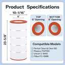 Pool Filter Cartridge Replacement for Pentair CC100, CCRP100