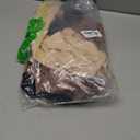 Milumia Girl's 3 Pack Short Sleeve Bodysuits V Neck Lettuce Trim Romper Jumpsuit Tops Set (Khaki Black Brown, 12 Y)