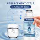 LT1000P ADQ747935 Water Filter 6-Month Replacement for LG LT1000P/PC ThinQ Water Filter AGF80300704,LRFS28XBS,LRFLC2706S,LRMXS2806S,LMXS28626S,LFXS26973S,LFXC22526S,LMXC23796D,LF24Z6530S,LRFXC2606S