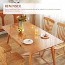 Warmstar Clear Table Protector - 2mm Thick, 32x72 Inch Table Cover, Desk Mat for Coffee Table, Writing Desk, Dining Room