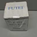 FUTEI Hot Pink Decorative Throw Pillow Covers 20x20 Inch Set of 2, Square Soft Faux Rabbit Fur Thick Striped Cushion Cover,Spring Home Decor for Couch Bed Living Room