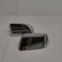 uxcell 1 Pair Car Exterior Chrome Plated Half Mirror Covers Cap Overlay for Chevy Tahoe Suburban for GMC Yukon/Yukon XL 2015-2020